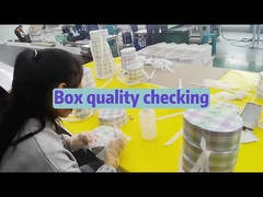사격 부활절 사탕 선물 상자 달걀 모양 초콜릿을 위한 인쇄 된 유선 크래프트 종이