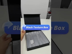 럭셔리 카드보드 초콜릿 종이 상자 검은색 자기 선물 상자