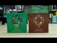 맞춤형 로고 디자인 핫 스탬핑 사각 화장품 종이 상자 포장 (뚜껑 및 하단 상자 포함)