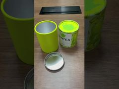 알루미늄 필름이 있는 종이 튜브 상자