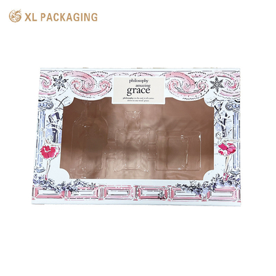 주문 커스터마이즈 된 뚜?? 과 기본 딱딱 한 종이에 투명한 PVC 창문 보석 포장  Pendant 목걸이 팔찌 팔찌 반지 상자 online manufacture
