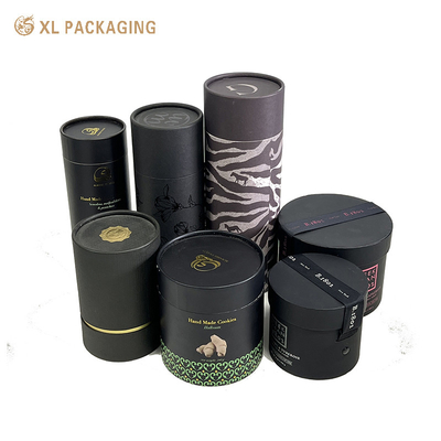 주문 주문 인쇄 된 펄프 종이 튜브 라운드 크래프트 포장 상자 차 커피 사탕 초콜릿 online manufacture