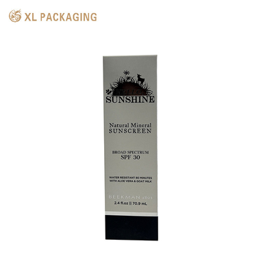 주문 화이트 카드보드 접이식 카드 박스 화장품 에센셜 오일 포장 상자 online manufacture