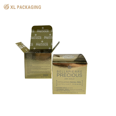 주문 금 카드 종이 접이 카드 상자 유리 병 포장 눈 크림 카드 종이 상자 피부 관리 카드 상자 online manufacture