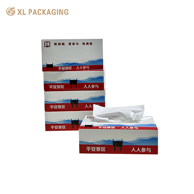 주문 일회용 3 플라이 백색 얼굴 튜브 종이 상자 19*21cm X 100 장 online manufacture