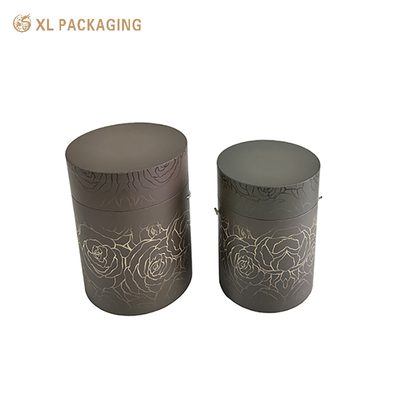 주문 휴대용 실린더형 종이 포장 튜브 재활용 가능한 카드 캔스터 포장 online manufacture