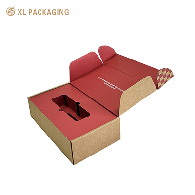 주문 크래프트 내부 선물 배송 상자 의류 차 종이 트레이 홀드와 함께 corrugated 메일러 상자 online manufacture