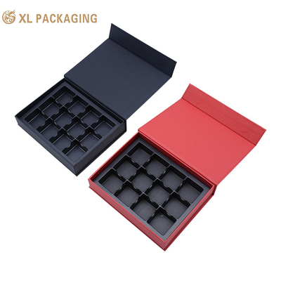 주문 자석 초콜릿 포장 선물 상자 고형 크래프트 종이 선물 상자 플라스틱 트레이 online manufacture