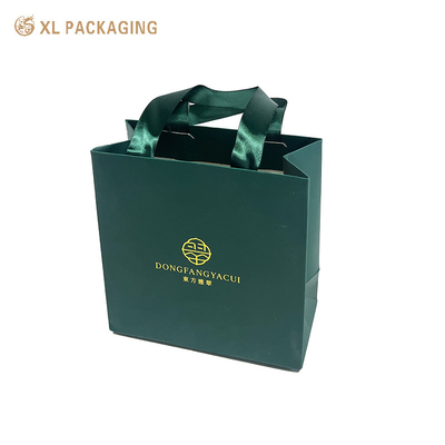 주문 럭셔리 부티크 보석 선물 가방 주문 인쇄 리본 종이 기념품 쇼핑 가방 online manufacture