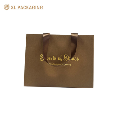 주문 핸드메이드 종이 포장 가방 생분해성 화장품 쇼핑 가방 손잡이 online manufacture