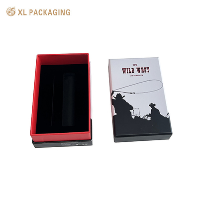 주문 XL 포장 맞춤형 포장 상자 공장 도매 맞춤 향수 종이 상자 빨간색 검은색 무광 뚜껑-베이스 포장 친환경 판지, 금색 엠보싱 대량 주문 향수 부티크 이벤트용 온라인 제조