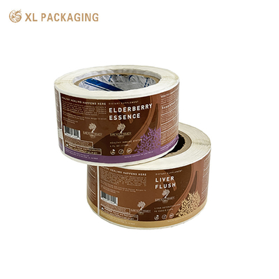 주문 스탬핑 비닐 스티커 라벨 롤 방수 패키지 스티커 라벨 병 online manufacture