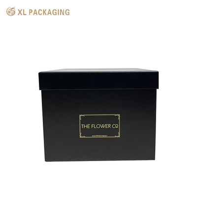 주문 도매 값싸고 큰 용량 검은색 카드보드 종이 상자 꽃 선물 포장 online manufacture