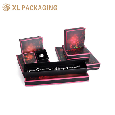 주문 맞춤형 모양 종이 뚜?? 및 기본 상자 목걸이 팔찌 로고와 함께 보석 포장 상자 online manufacture