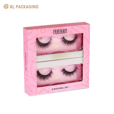 주문 소매 주문 인쇄 딱딱한 고리 종이 상자 화장품 종이 상자 가짜 눈꺼풀 포장 상자 online manufacture