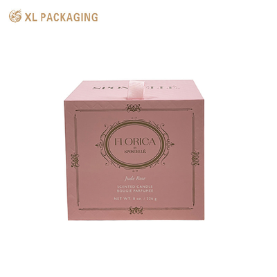 주문 주문 인쇄 고급 핑크 촛불 선물 상자 고장 카드보드 선물 상자 촛불 online manufacture