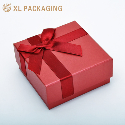 주문 XL 포장 맞춤 선물 상자 포장 맞춤 로고 보석 포장 판지 종이 뚜껑 및 바닥 여러 크기 스폰지 폼 보석 상자 온라인 제조