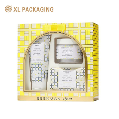 주문 럭셔리 선물용 맞춤형 종이 박스 스탬핑으로 화장품 피부 관리 세트의 포장 online manufacture