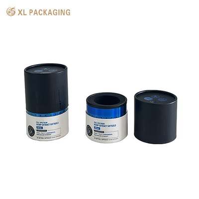 XL 패키지 사용자 지정 패키지 상자 사용자 지정 로고 평면 가장자리 종이 튜브 패키지 Kraft 종이 둥근 상자 패키지 초콜릿 선물 과자 상자