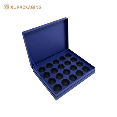 럭셔리 맞춤 초콜릿 포장 상자 책 모양, 블루 마전틱 초콜릿 선물 상자