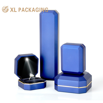 보석 포장 보석 상자 세트 목걸이 케이스 수작업 럭셔리 LED 라이트 보석 Pendant Box
