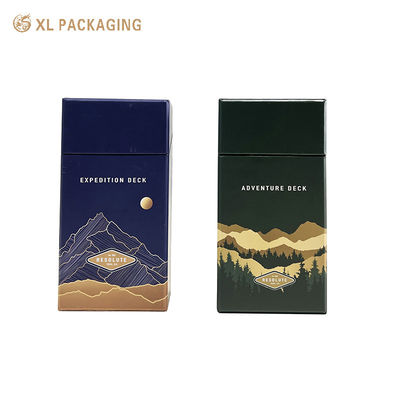 대각선 플랩 디자인 및 Pantone 원색 인쇄 UV 반점 끝을 가진 주문 로고 향수 포장 상자