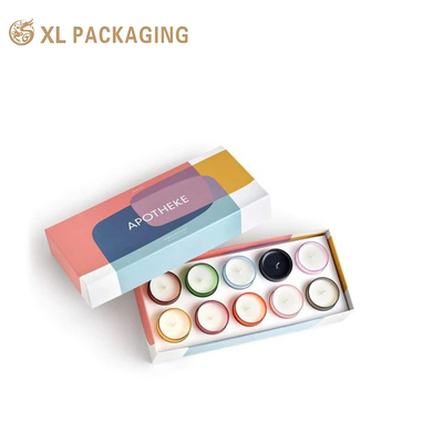 고품질 환경 친화적 인 단단한 고지판 인쇄 된 뚜?? 및 기본 상자, 향수 포장 촛불 삽입 상자