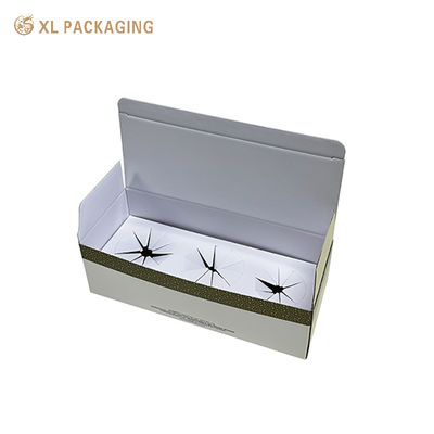 맞춤형 인쇄 된 모든 것 중 하나 폴더블 피부 관리 메일 상자 평면 배송 노러브 포장 상자 매트 라미네이션 핫 스탬핑 금 로고